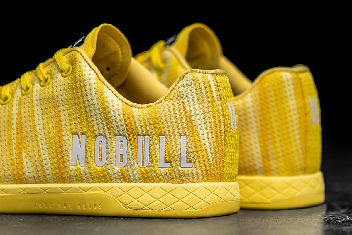 Nobull Superfabric Women's Trainers Yellow | Australia (KG2635)